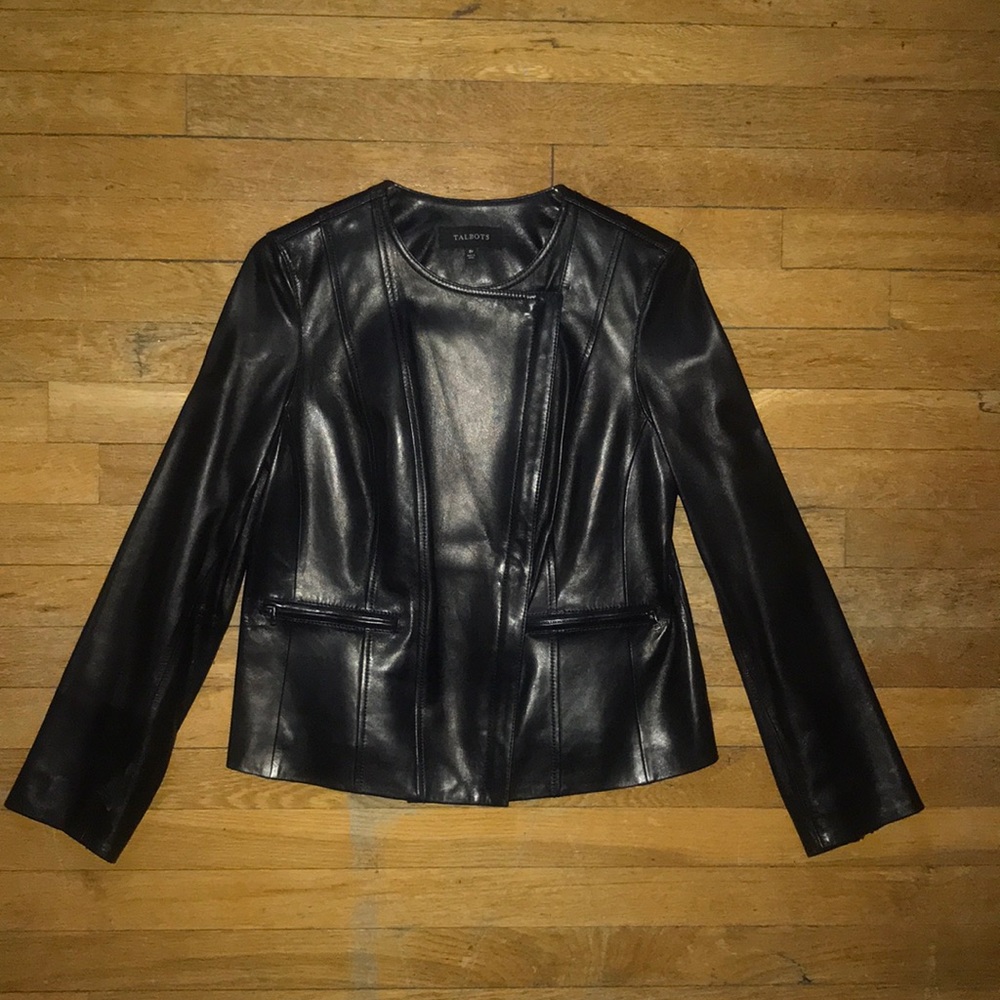 Talbots Leather jacket